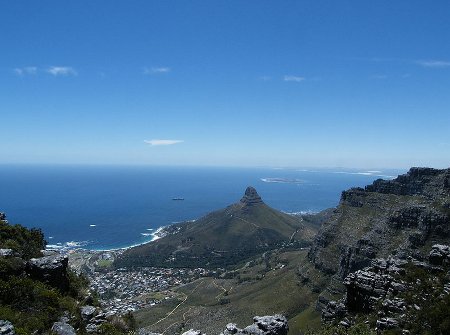 View from Table Mountain Cape Town